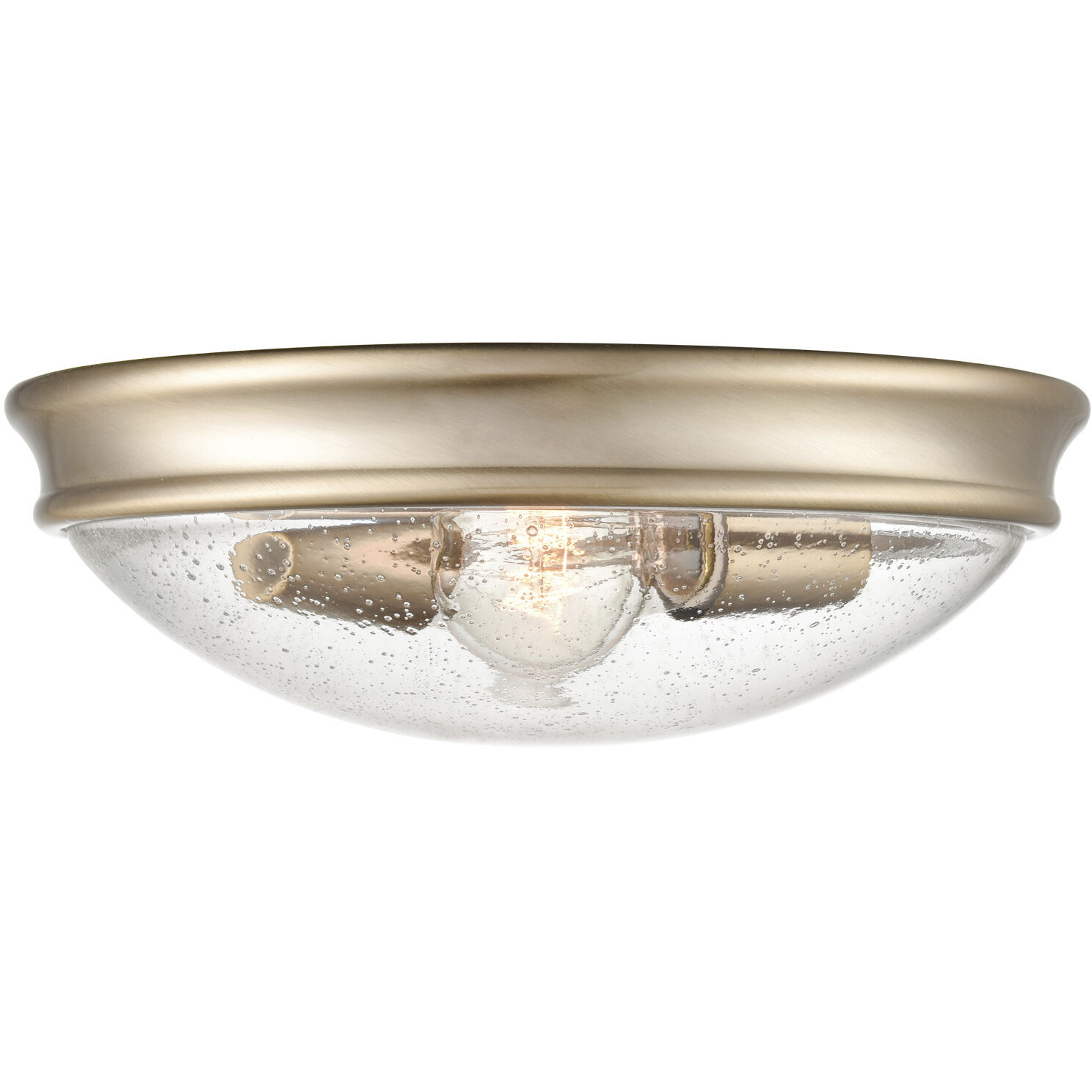 Belforge 2 Light 12.5 inch Modern Gold Flush Mount Ceiling Light